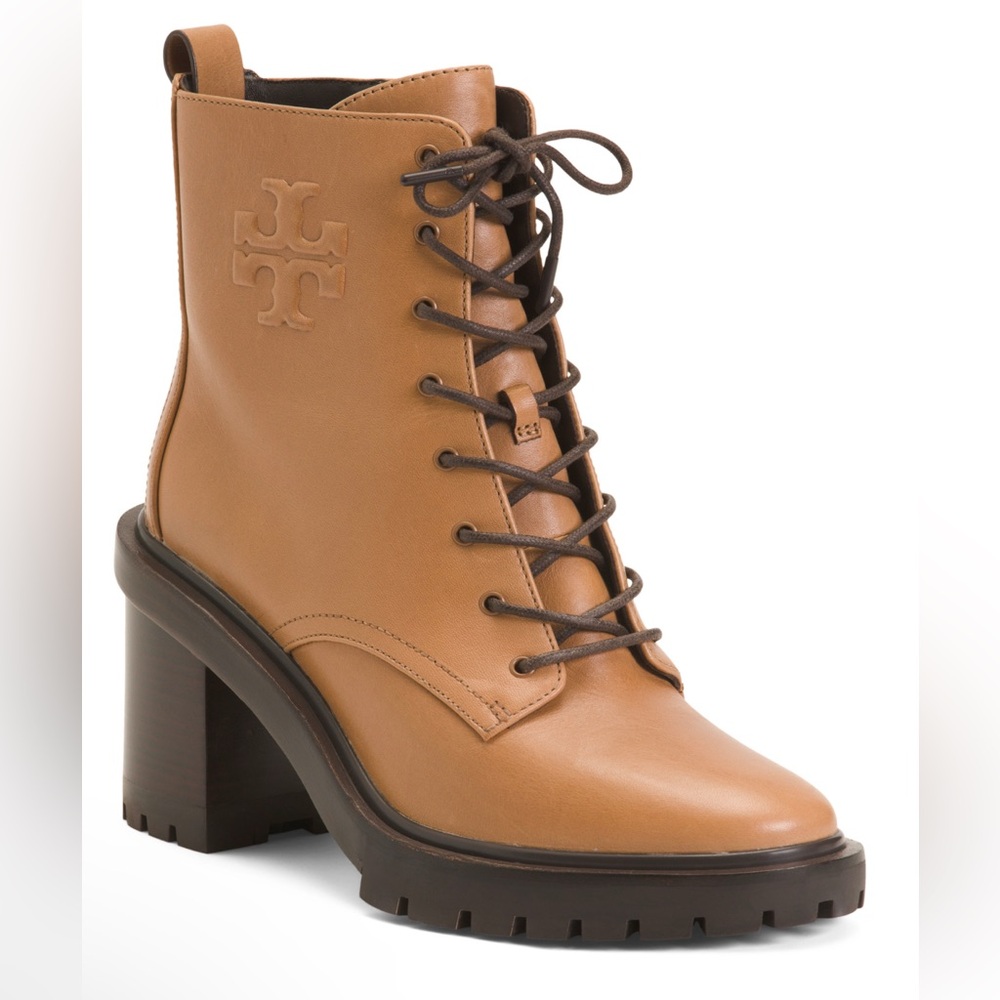 Tory Burch DOUBLE T LUG ANKLE BOOT